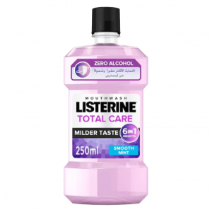 LISTERINE ® TOTAL CARE MILDER TASTE SMOOTH MINT MOUTHWASH 250 ML